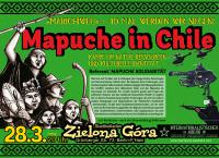 Plakat: Mapuche in Chile, Infoveranstaltung in Berlin