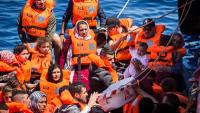 Mittelmeer, 09.06.2017: Such- und Rettungseinsatz der "VOS Prudence". In nur zwei Tagen wurden am 8. und 9. Juni über 700 Menschen, darunter 52 Kinder gerettet. (Andrew McConnell/Panos Pictures)