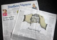 Politiker zeigten sich besorgt, ein Experte wollte Parallelen zur „Staatssicherheit“ erkennen: Ausgabe der Frankfurter Allgemeinen Sonntagszeitung (Foto: der Freitag)