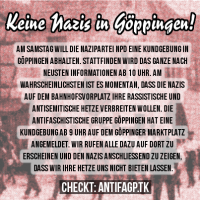 Keine Nazis in Göppingen!
