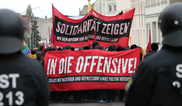 Demonstration in Burg - 1
