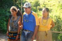 Guarani from Y'poi community in Mato Grossodo Sul state