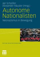 Cover Autonome Nationalisten: Neonazismus in Bewegung