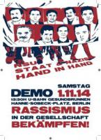 NSU Demo am 01.11.2014 um 13:30 Uhr Berlin-Wedding - Treffpunkt: U-Bahnhof Gesundbrunnen/ Hanne-Sobek-Platz