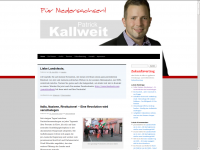 Internet-Seite von Patrick Kallweit (JN-Bundesvorstand)