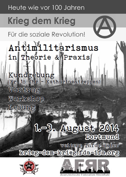 Poster-Antimilitarismus-Kampagne