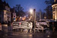 Protest gegen die "Alternative für Deutschland" in Heidenheim