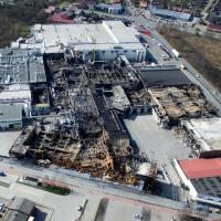 Brandergebnis: Fabrik steht still