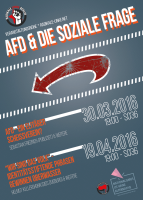 Flyer vorne: »AFD & die Soziale Frage«