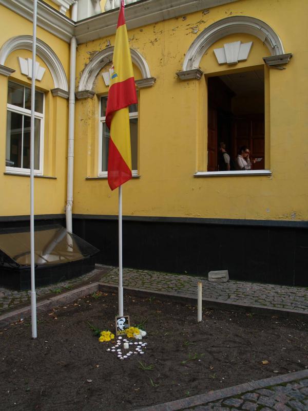 Moskau: Spanische Botschaft am 14.9.2009