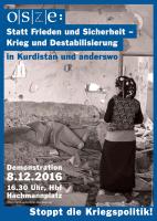 OSZE: Krieg und Destabilisierung