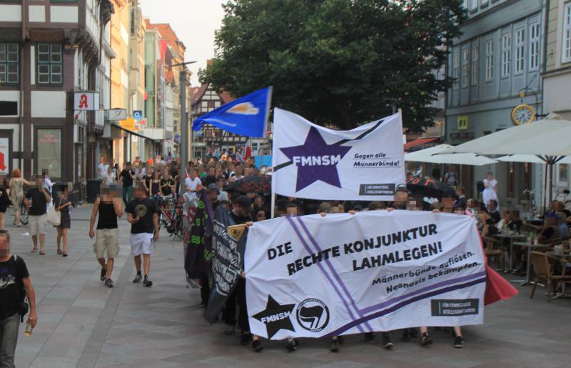 Demo in der Innenstadt