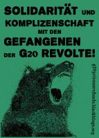 Solidarität und Komplizenschaft mit den Gefangenen der G20 Revolte!