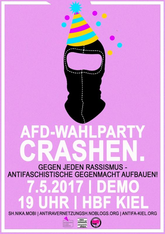 AfD-Wahlparty crashen!