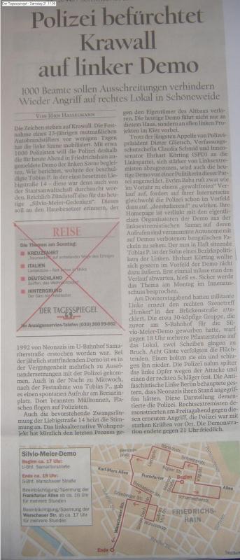 21.11.09 (Samstag) - Tagesspiegel