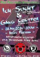 28.05.2014 | Anti-rep Solikonzert | 20.00 Uhr | IchSucht, Gang Control & Aftershowparty!