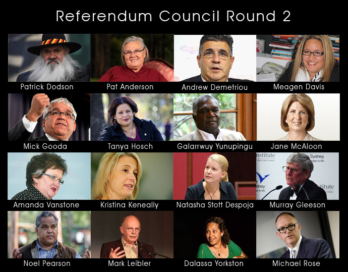 Referendum Council - click twice to see names