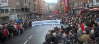 Zehntausende demonstrieren in Bilbao am 19.2. für die Legalisierung baskischer Parteien