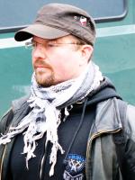 Daniel Nordhorn beim Naziaufmarsch in Lübeck im März 2012