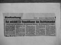WAZ 12.2.1993   REPs Bochum(Azzoncao-Archiv)