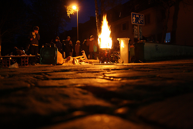 Erste Nacht der Besetzung