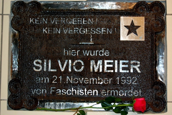Mahnwache in Gedenken an Silvio Meier