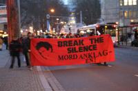 Solidarity-Demo in Jena gegen Polizeibrutalität in Dessau 18.01.2012