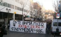 Demo für Indymedia und freie Medien