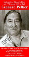 Free Leonard Peltier - Kundgebung an seinem 70. Geburtstag vor US Botschaft Berlin