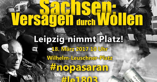 Mobi gegen den Nazi-Aufmarsch in Leipzig am 18. März 13