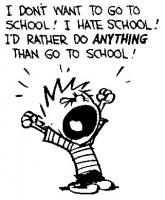 I hate school