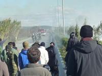 12/12: Soli-Straßenblockade in Lavrion