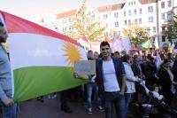 Hunderte in Solidarität mit Rojava 2