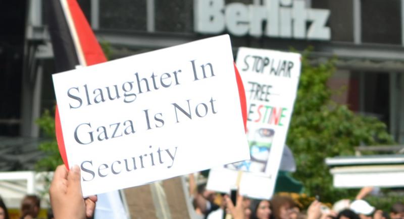 "Slaughter In Gaza Is Not Security"