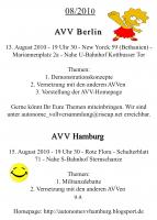 AVV Flyer August 2010