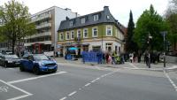 Protest gegen AfD-Stand in Hartzloh