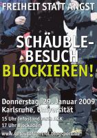 2009 - Schäuble-Besuch blockieren