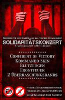Flyer zum Nazi-Konzert am 75. Jahrestag der Reichspogromnacht im "Rössle" in Rheinmünster-Söllingen