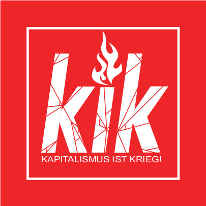 Sticker - KiK - Kapitalismus ist Krieg