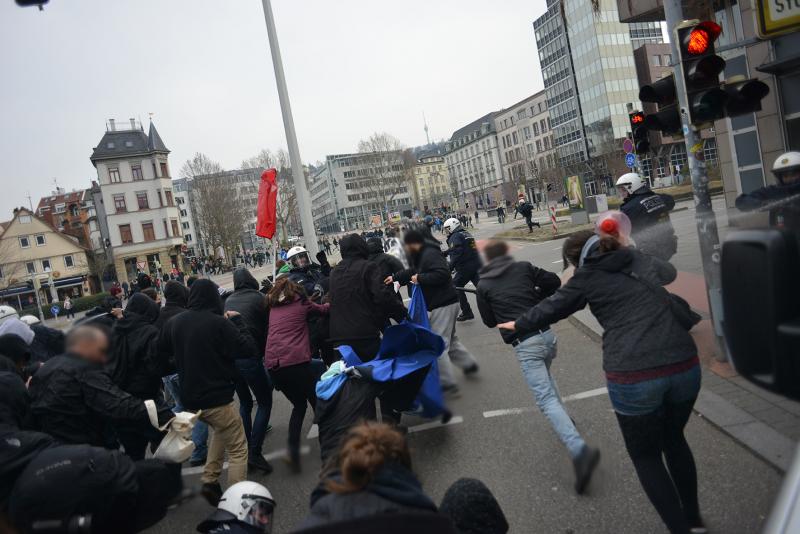 Durchbruch auf die Route