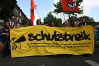 Fronttranspi Schulstreik Bochum