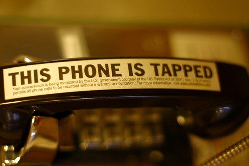 This phone is tapped - Symbolbild