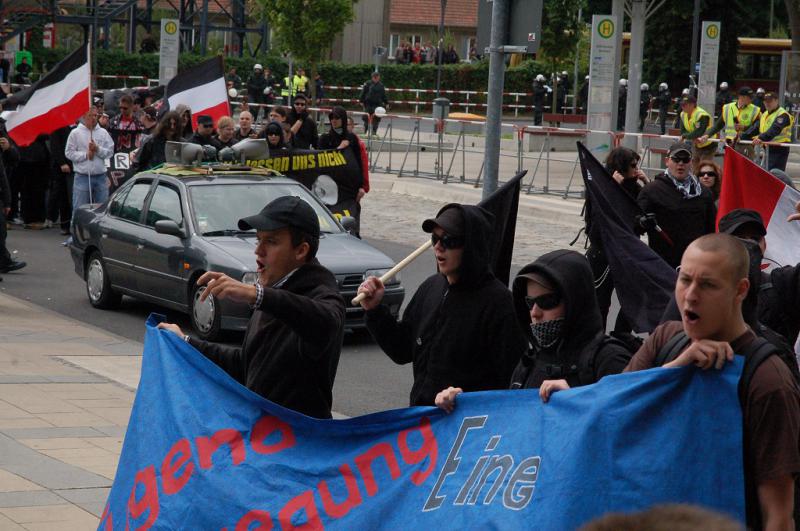 19. Juni 2010, Straus­berg, Bran­den­burg - Aufmarsch Freie Kräfte