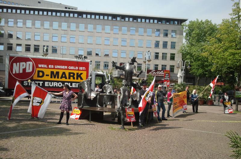 NPD auf dem Husemannplatz