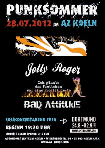 Plakat Antifacamp Soli-Konzert