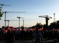 Auftakt der Gewerkschaftsdemo gegen Loi Travail