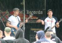 Die Nazi-Band "Breakdown" am 19.07.2008 in Gera - am Bass: Roger Ziebart