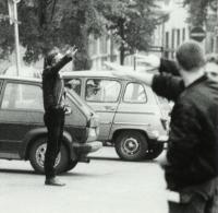 22. August 1987 der erste Rudolf Hess Marsch in Witten (Foto Azzoncao-Archiv)