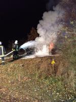 Brandanschläge gegen RWE am Tagebau Hambach
