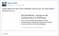 Sascha Stein bei Facebook #2